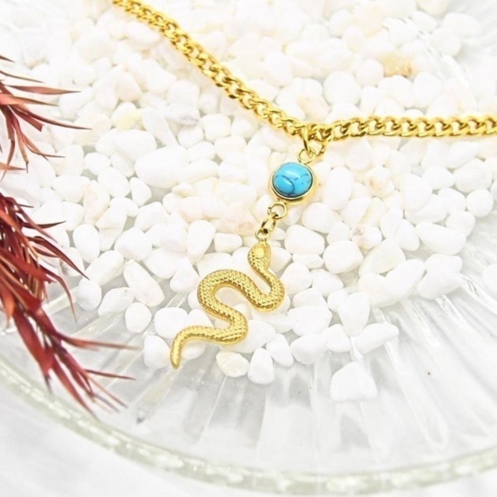 Gold Snake Chain - Picture 2 of 4